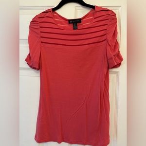 INC Pink/ Coral Top Size Medium